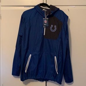 Men's Colts Nike Royal Vapor Speed Fly Rush Jacket
